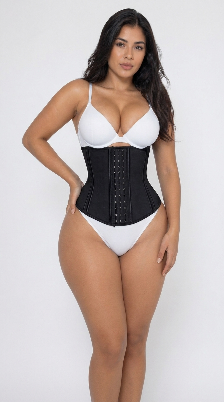 Cinturilla Corset: Reloj de arena y varillas
